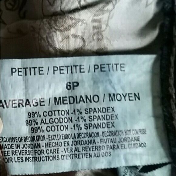 Vintage America Women's Vintage Boho Slim Ankle Jeans Sz 6/28 Petite Mid Rise - Picture 7 of 7